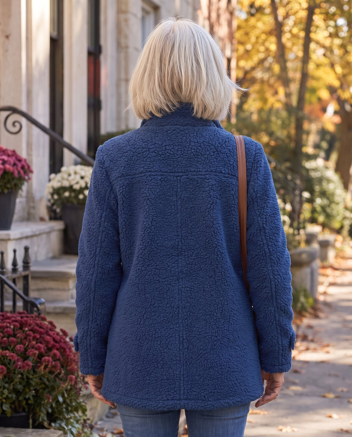 Rebecca - Cosy Stand Collar Jacket