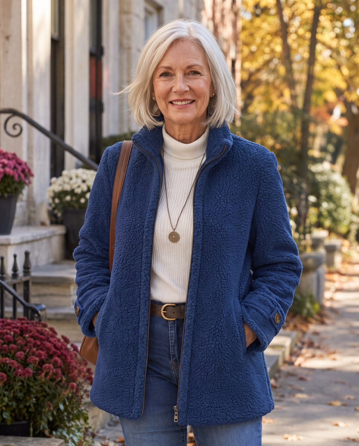 Rebecca - Cosy Stand Collar Jacket