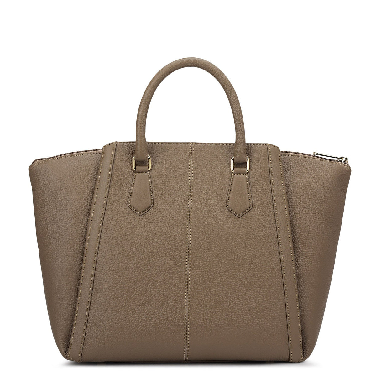 Élégance Paris - Classic Wax Leather Satchel Bag