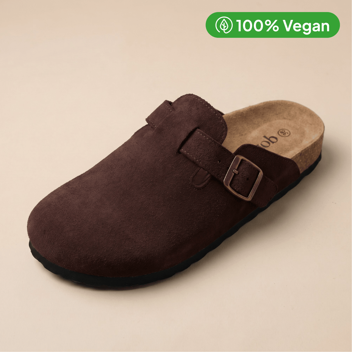 100% Vegan Suede Clogs by Zenvy