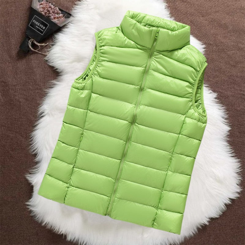 ISA PADDED GILET | GREEN