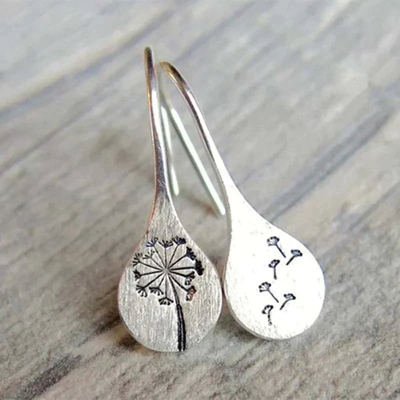 The Silver Petal Earrings