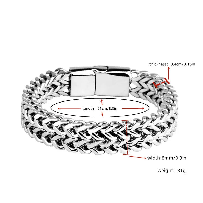 The Braided Steel Bracelet