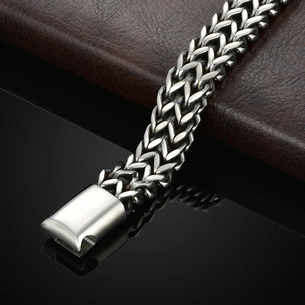 The Braided Steel Bracelet