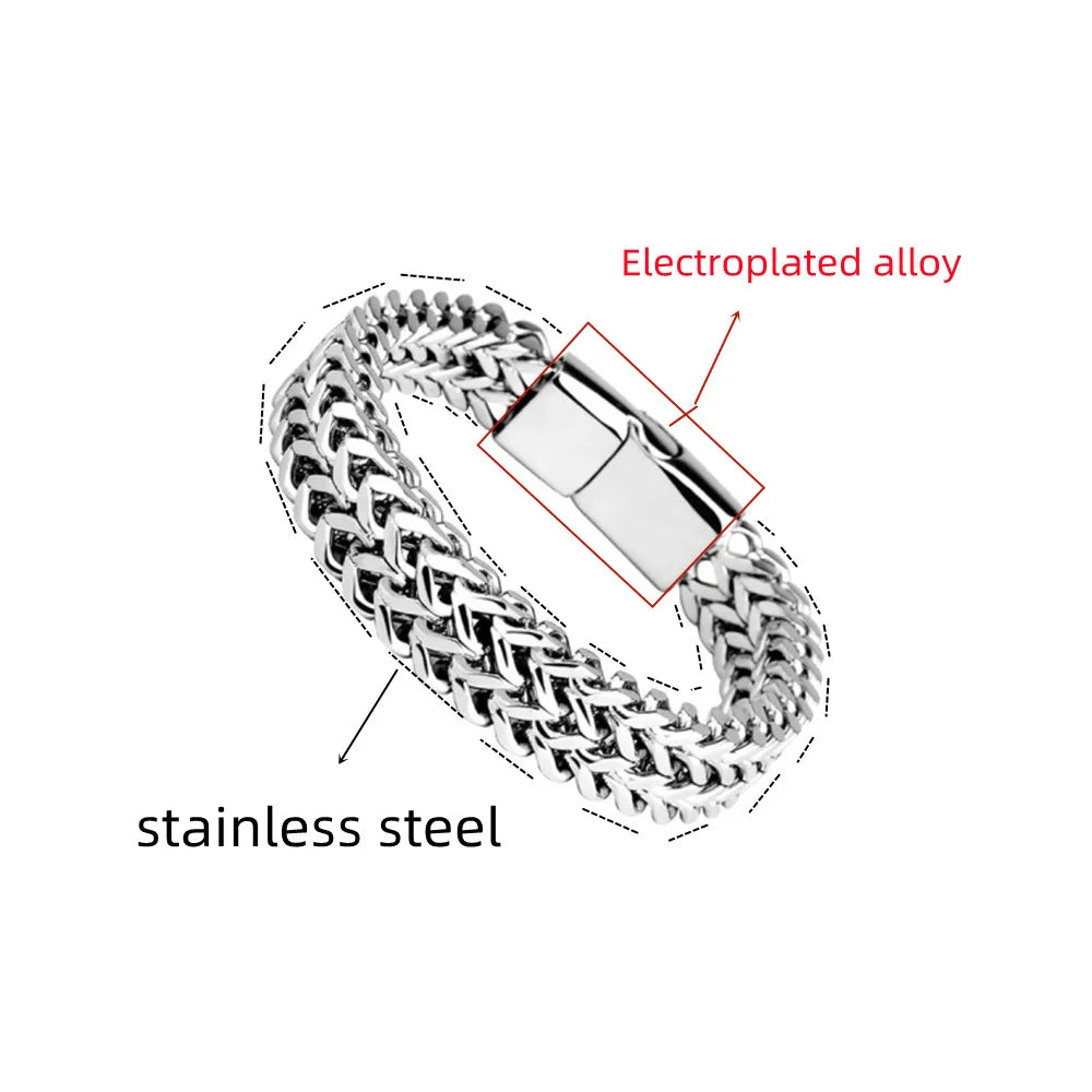 The Braided Steel Bracelet