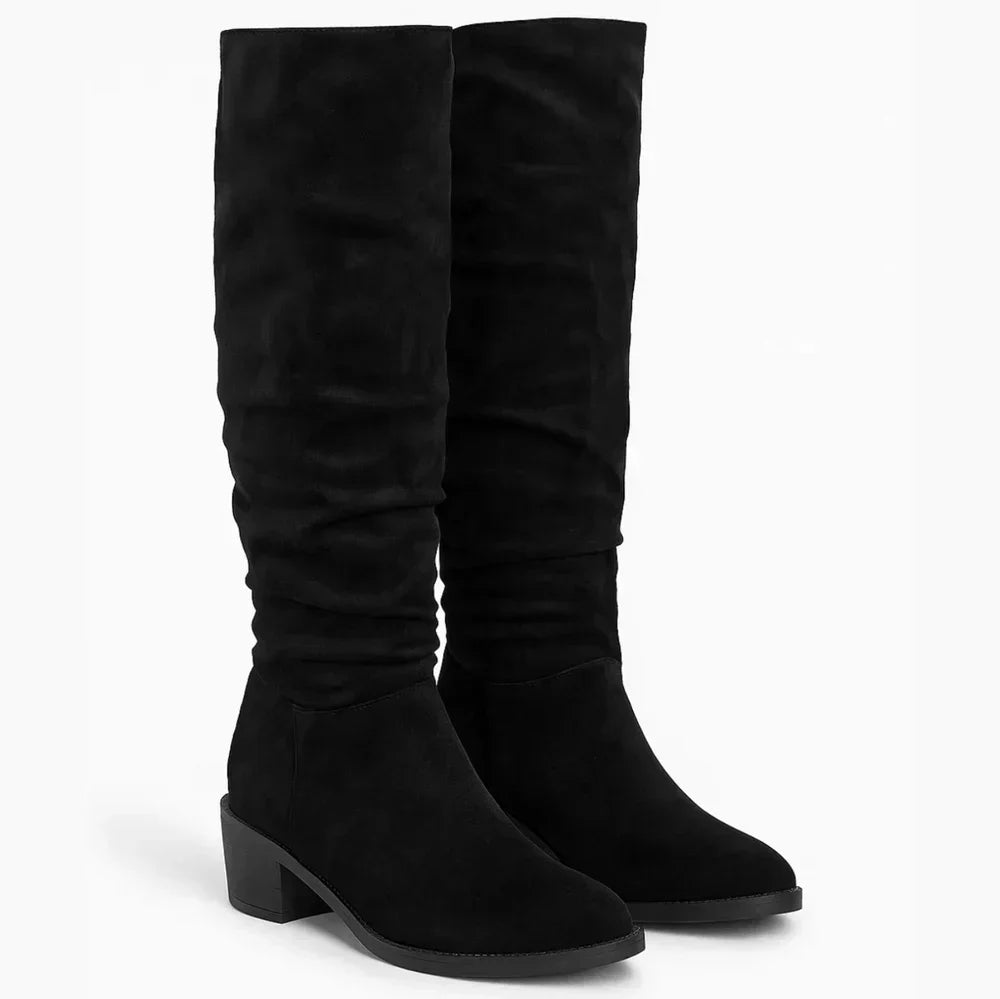 VELVÉNA™ | HIGH SUEDE BOOTS