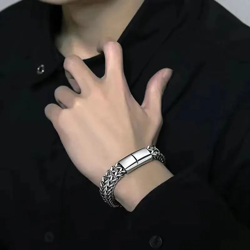 The Braided Steel Bracelet