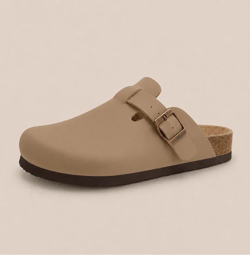 Smooth Vegan Leather Clogs by Zenvy