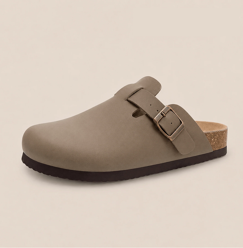 Smooth Vegan Leather Clogs by Zenvy