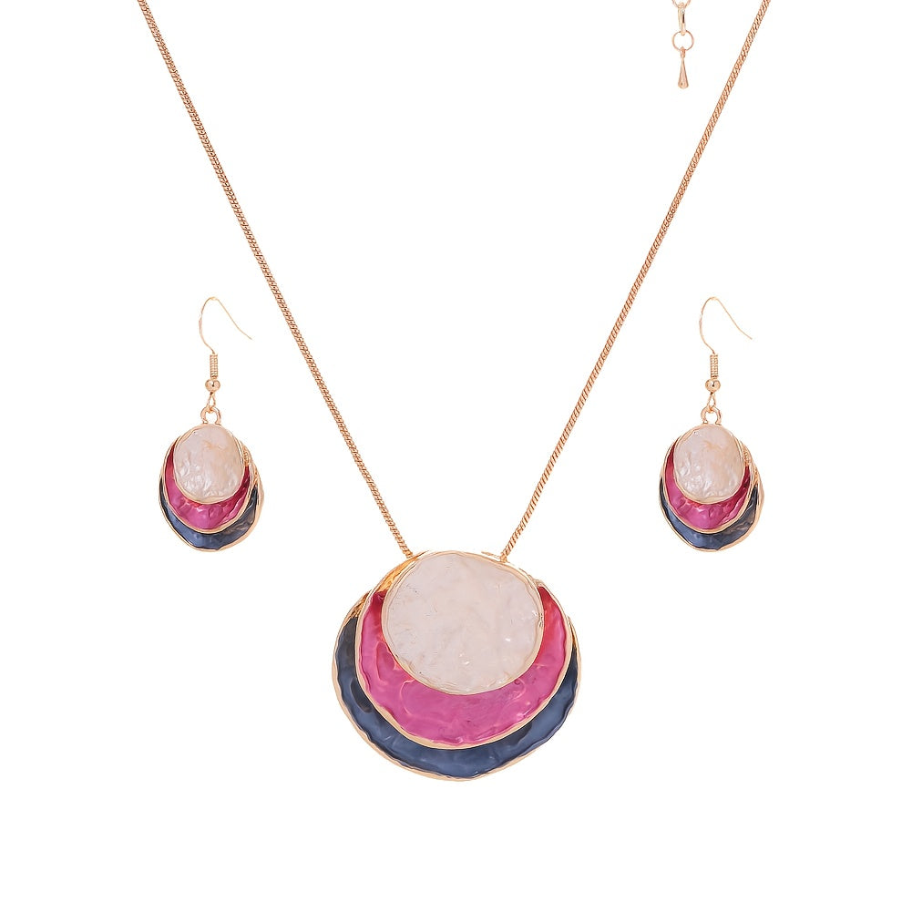 The Boho Enamel Jewellery Set
