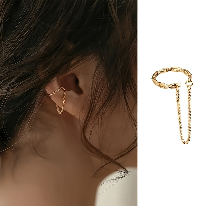 The Chain Tassel Ear Cuff