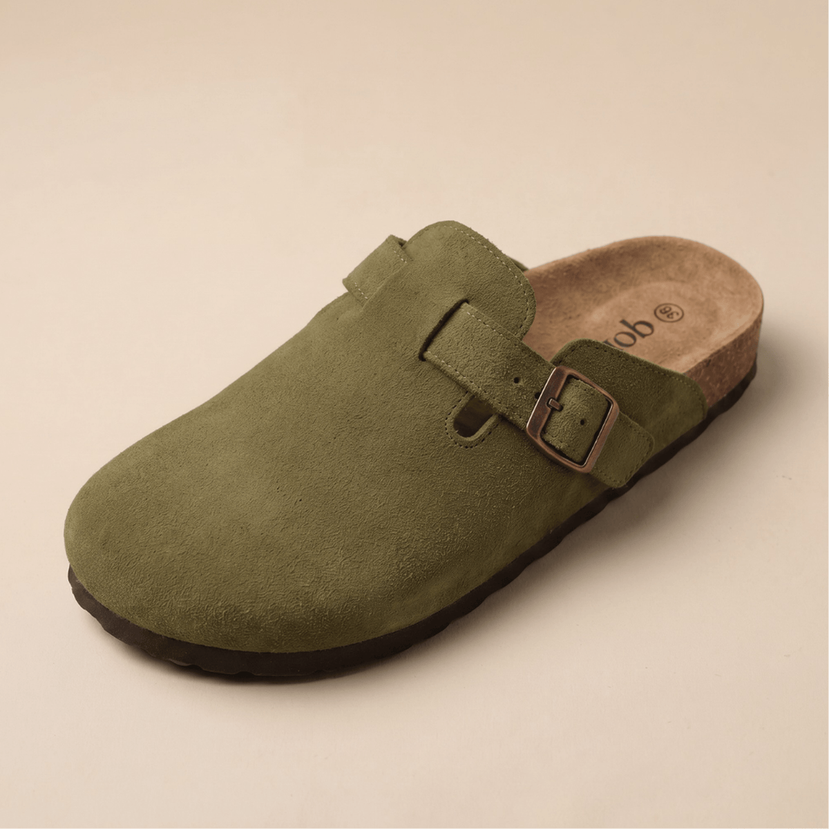 Genuine Suede Clogs by Zenvy