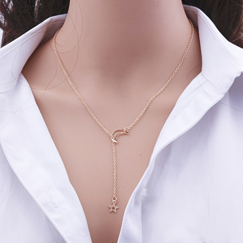 The Circle Bar Pendant Necklace