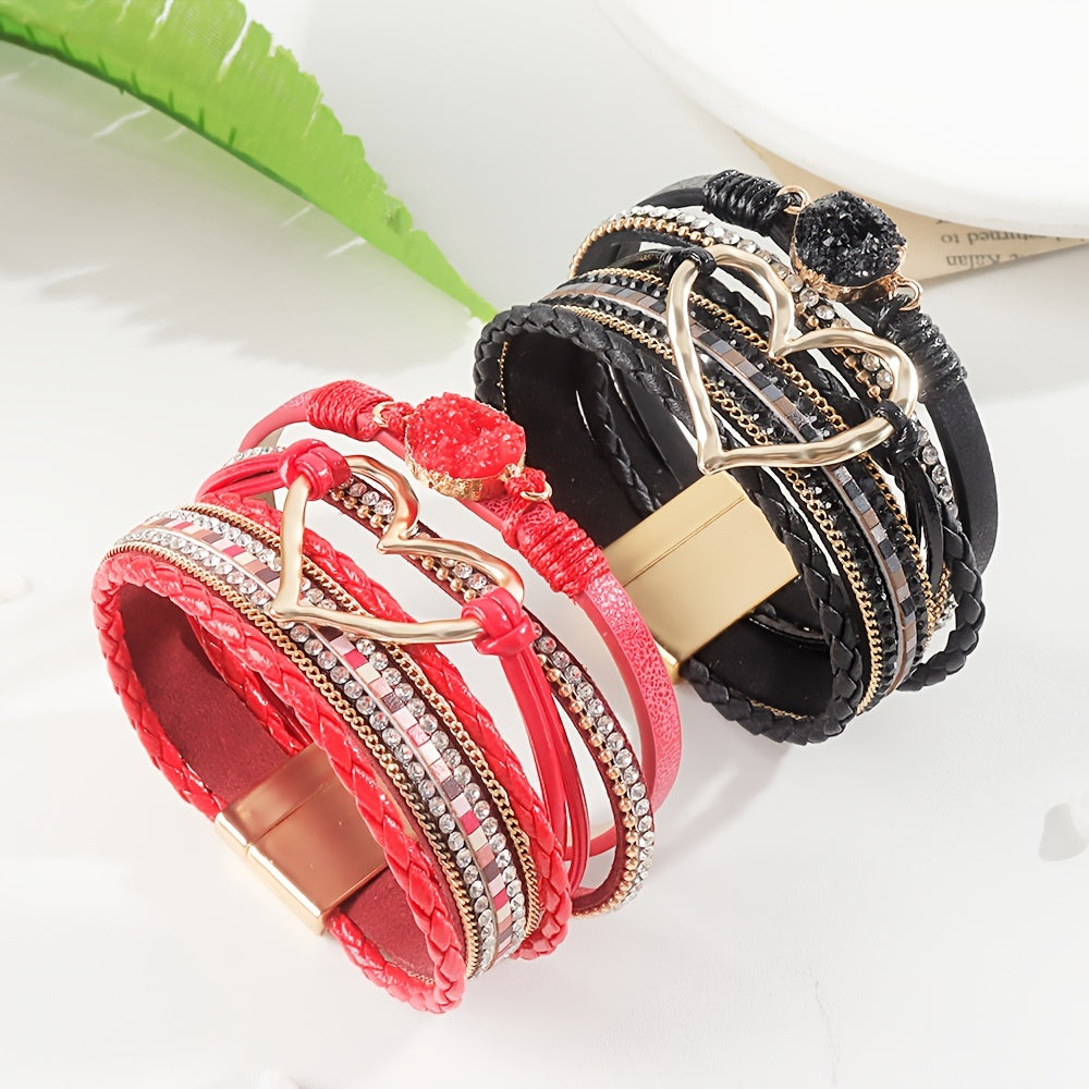 The Woven Leather Wrap Bracelet