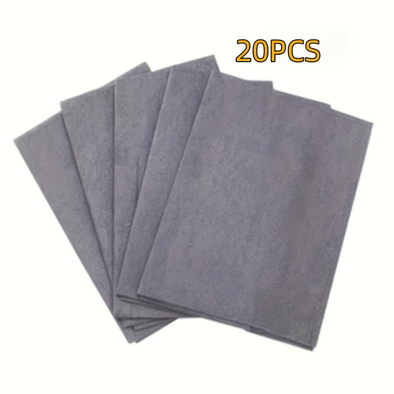 5/10/20-Pcs Magic Scouring Pads, Reusable Microfiber Cleaning Cloths, Washable Car Cleaning Rags, Universal Kitchen Cleaning Cloths, Multi-Purpose Absorbent Cleaning Cloths, Kitchen Rags, Cleaning Supplies, Cleaning Tools, Streak-Free Glass Wiping