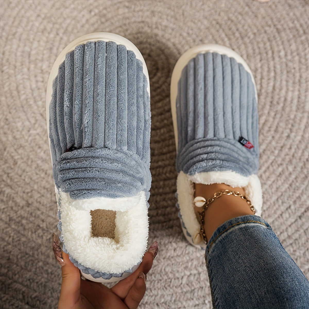Fluffy Home Boots