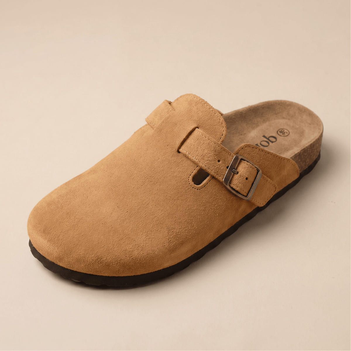 Genuine Suede Clogs by Zenvy