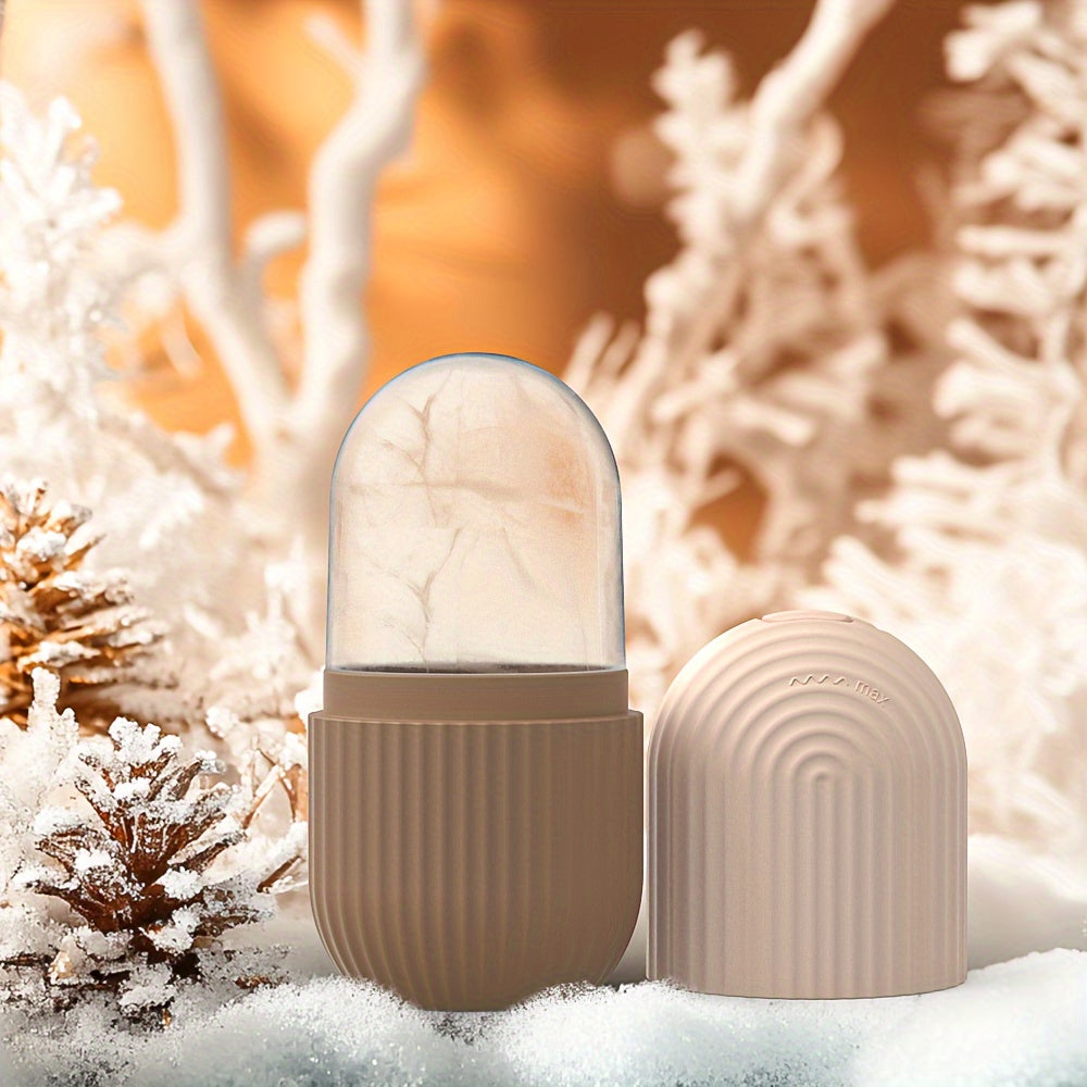 1pc Striped Ice Roller for Face