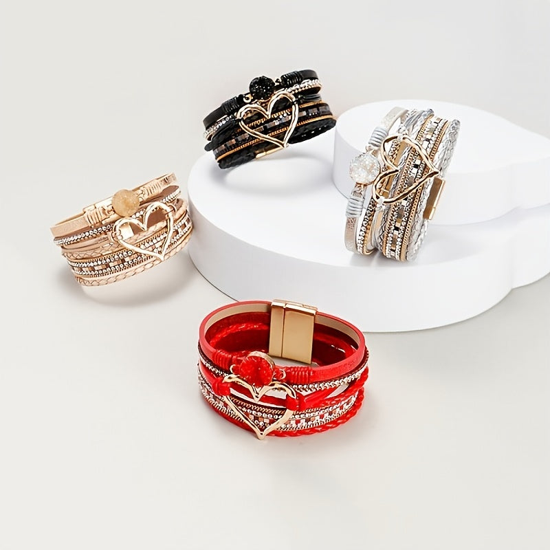 The Woven Leather Wrap Bracelet