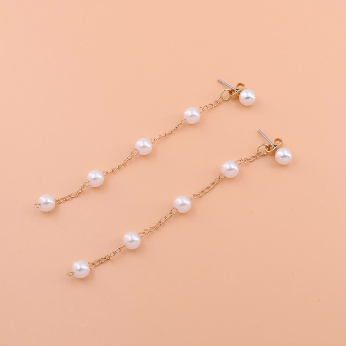 Faux Pearl Earrings