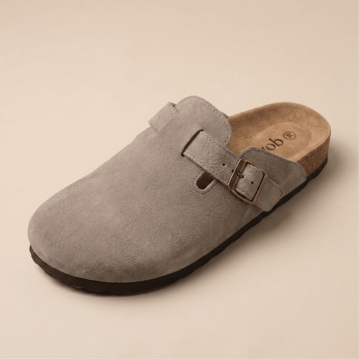 Genuine Suede Clogs by Zenvy