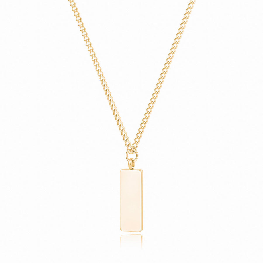 Custom Engraved Minimal Necklace