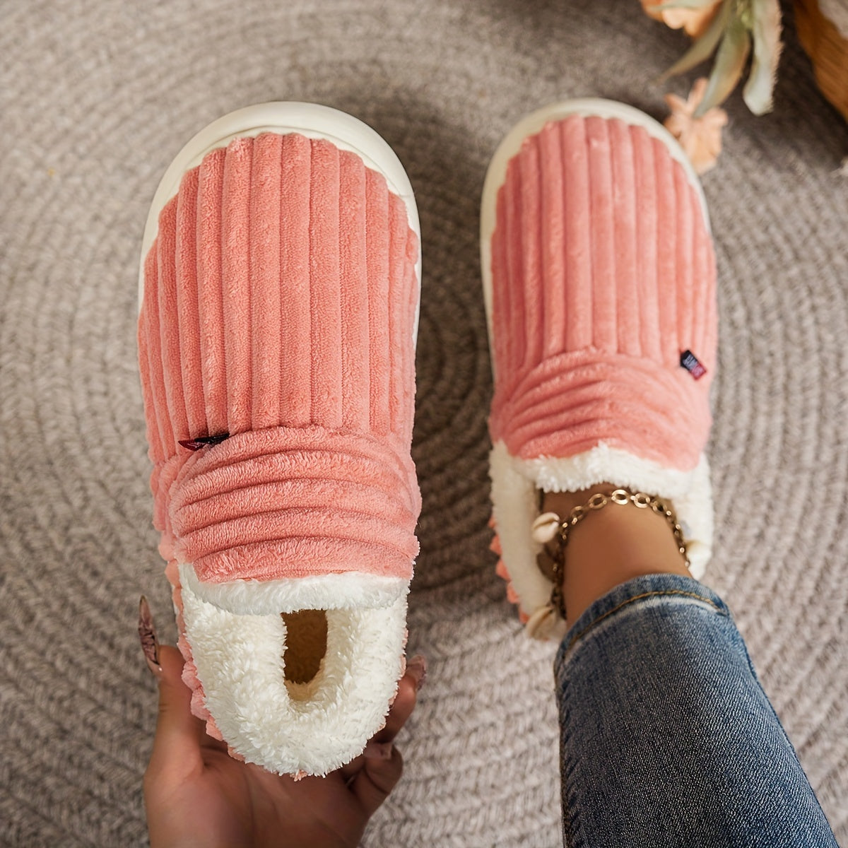 Fluffy Home Boots