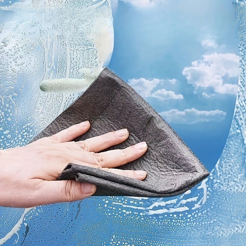 5/10/20-Pcs Magic Scouring Pads, Reusable Microfiber Cleaning Cloths, Washable Car Cleaning Rags, Universal Kitchen Cleaning Cloths, Multi-Purpose Absorbent Cleaning Cloths, Kitchen Rags, Cleaning Supplies, Cleaning Tools, Streak-Free Glass Wiping