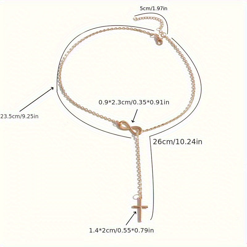 The Infinity Cross Necklace