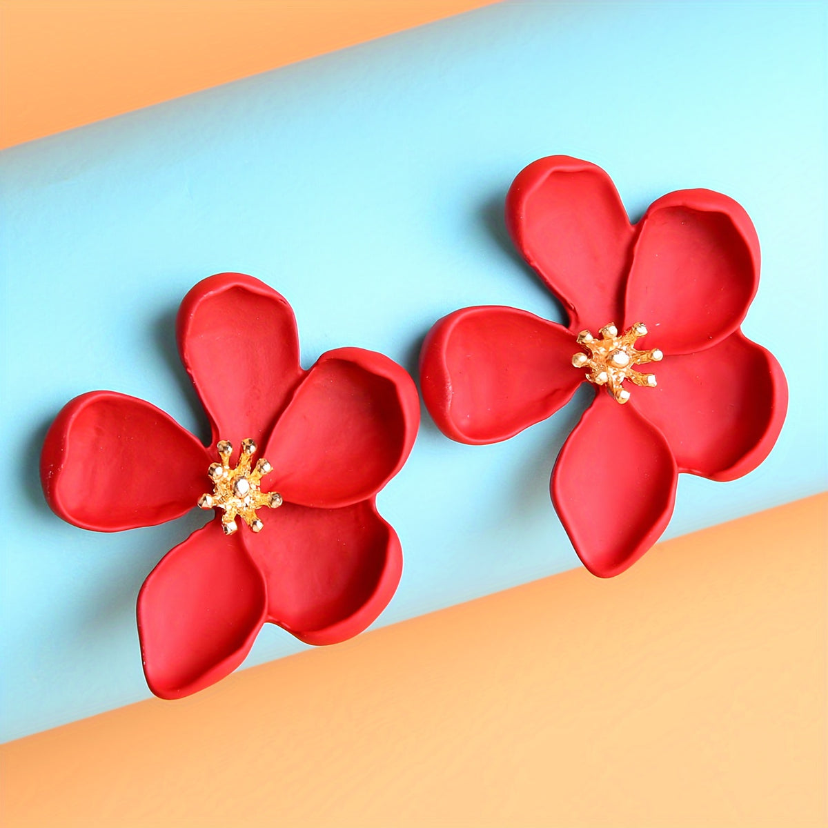 The French Flower Statement Earrings