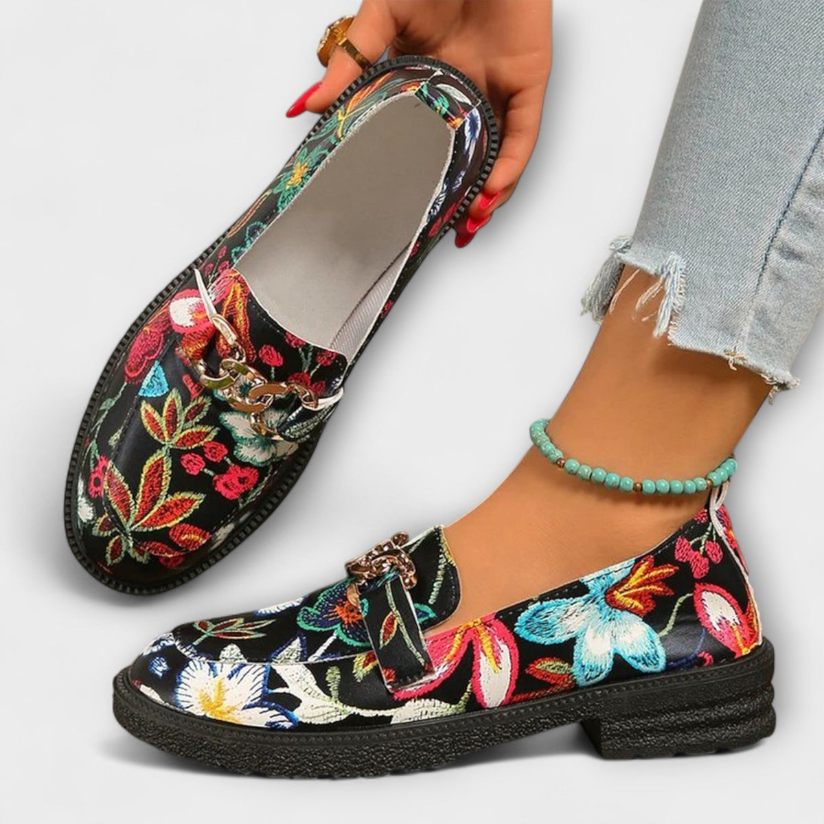 CAMILLE - BOLD MULTICOLOR LOAFERS