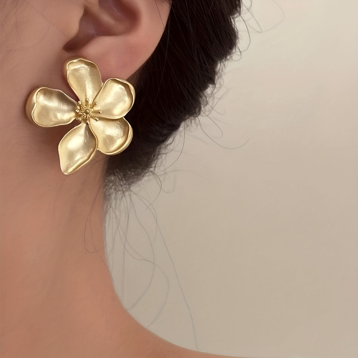 The French Flower Statement Earrings