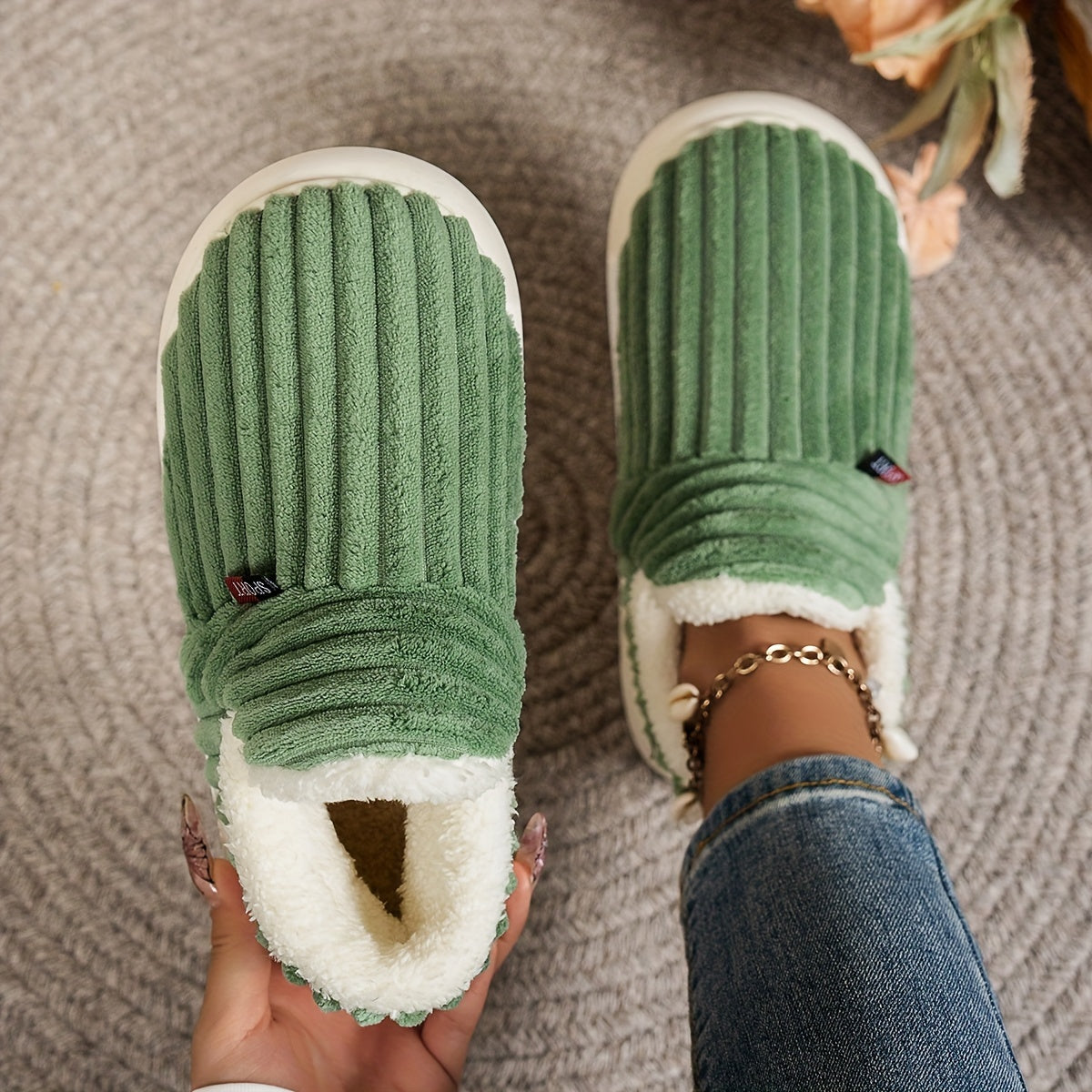 Fluffy Home Boots
