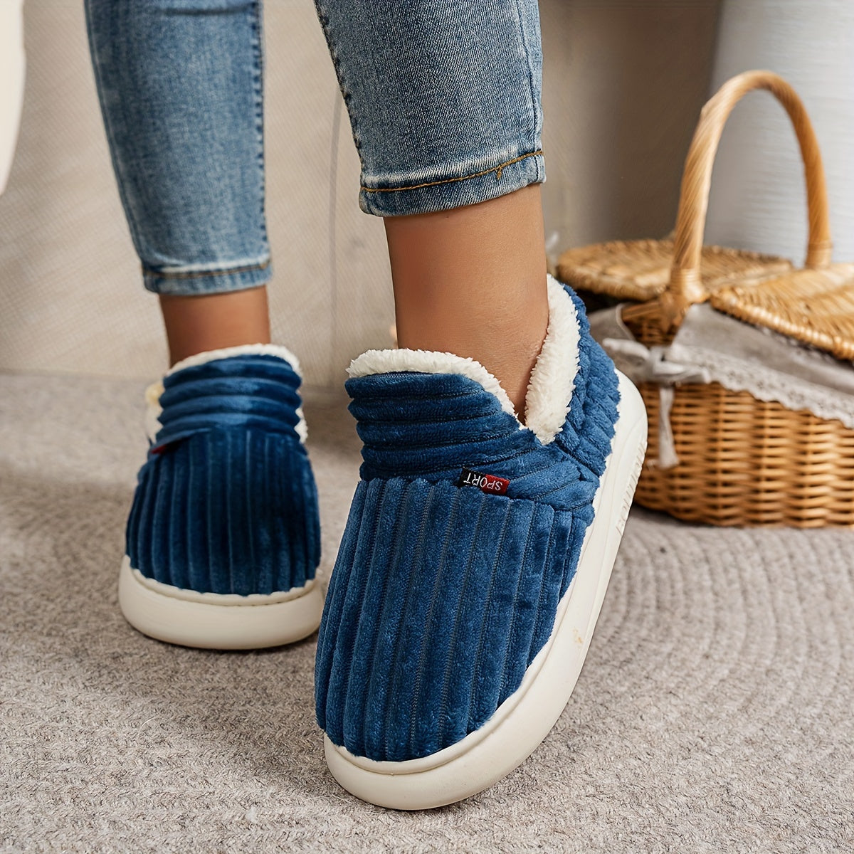 Fluffy Home Boots