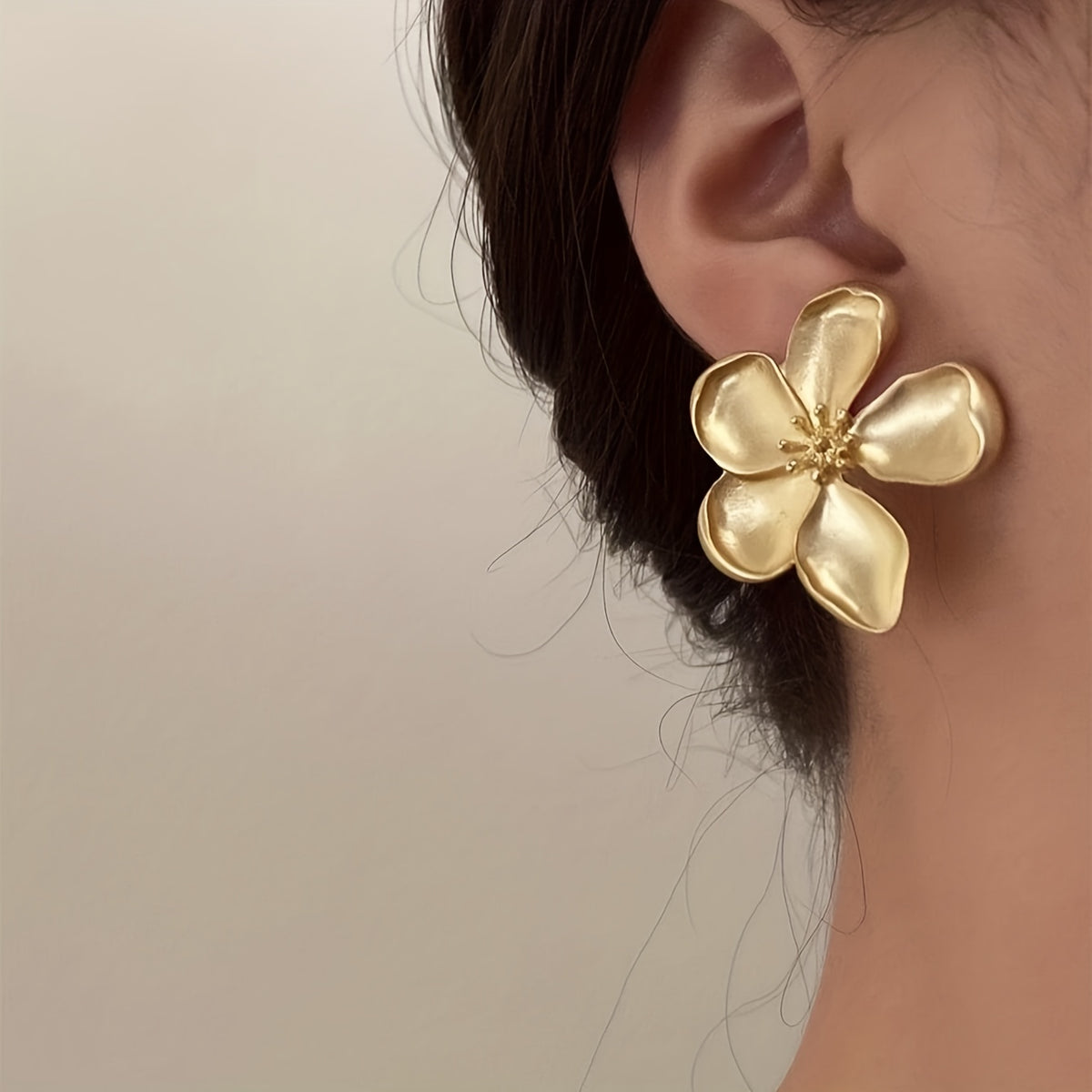 The French Flower Statement Earrings