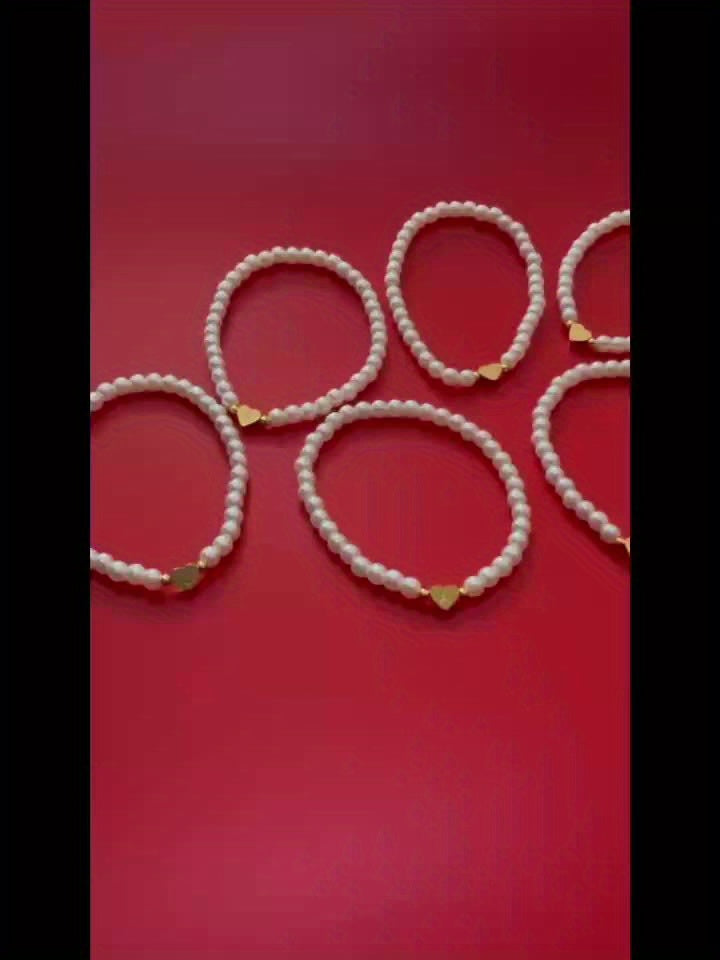 Classic A-Z Heart Initial Letter Bracelet