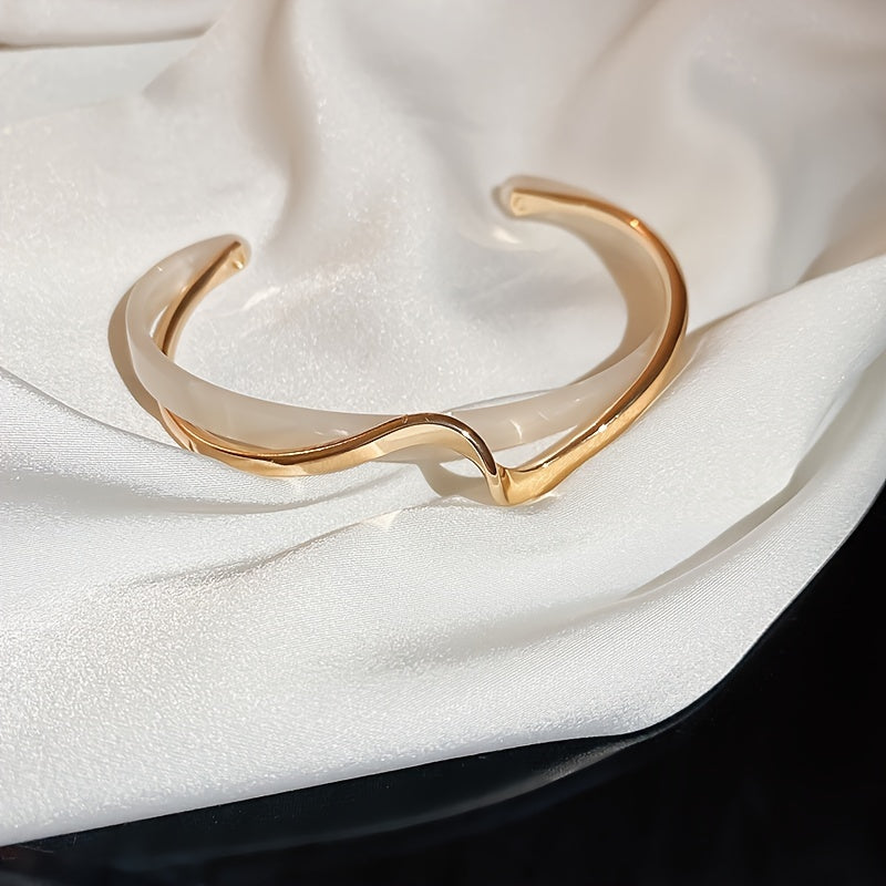 The Golden Wave Cuff