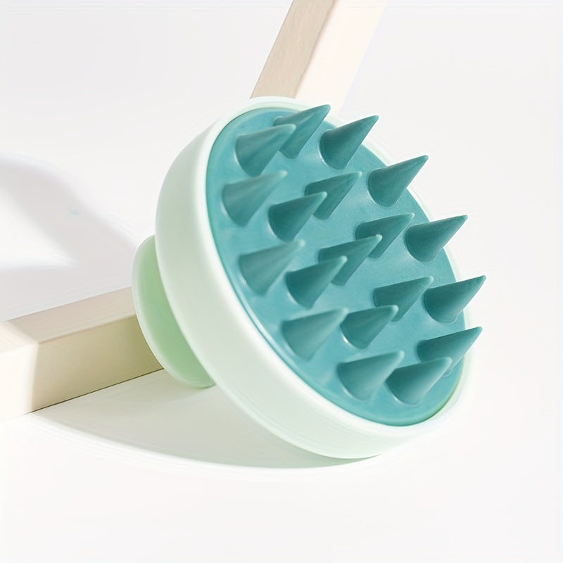 WANMEI New Candy-Colored Scalp Massage Head Silicone Shampoo Brush Hair Washing Tool Massage Comb Anti-Itch Head Scraper