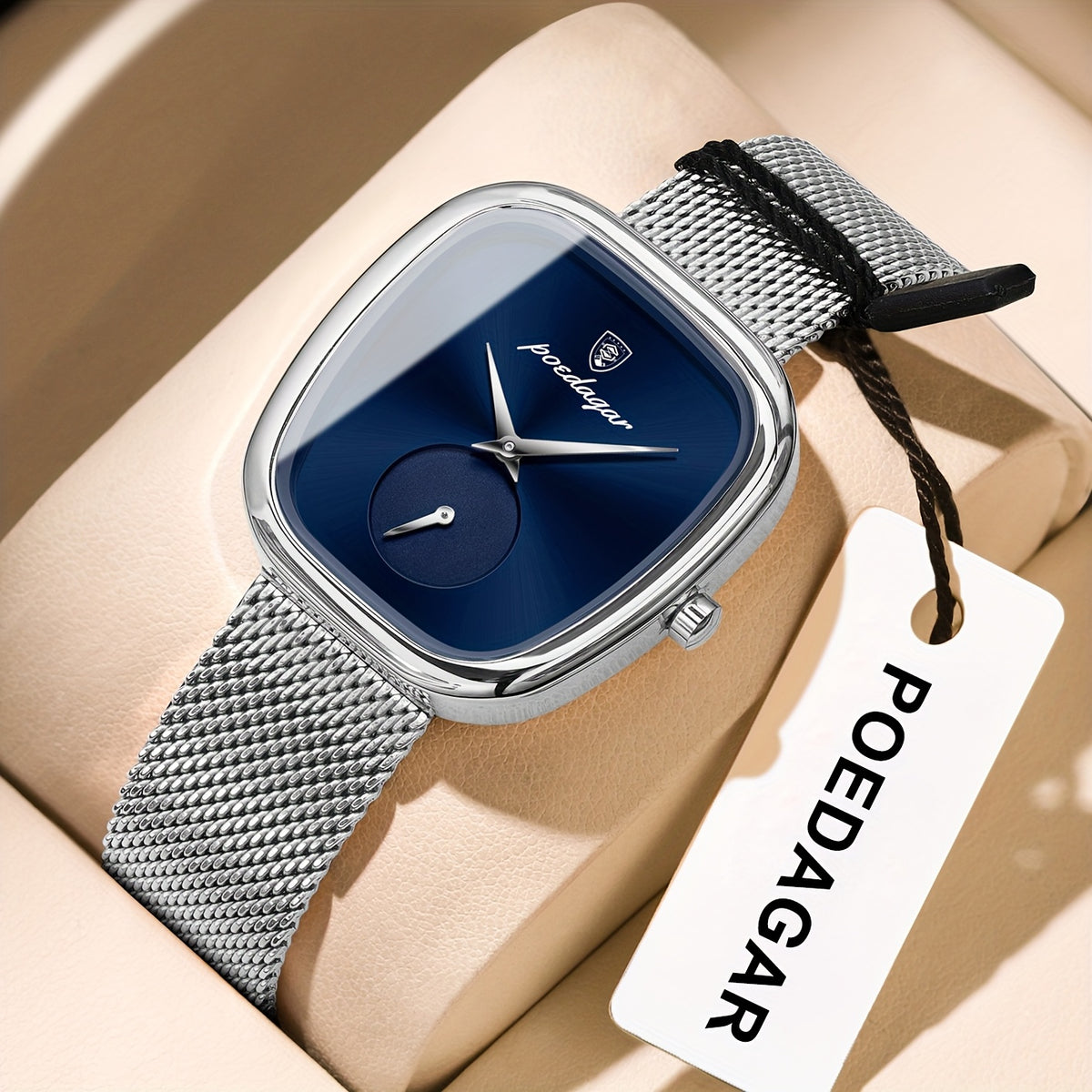 The Zenvy Poedagar Elegant Rose Square Watch
