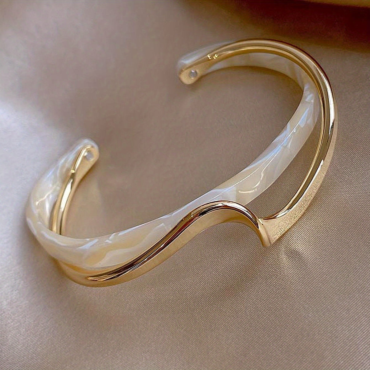 The Golden Wave Cuff