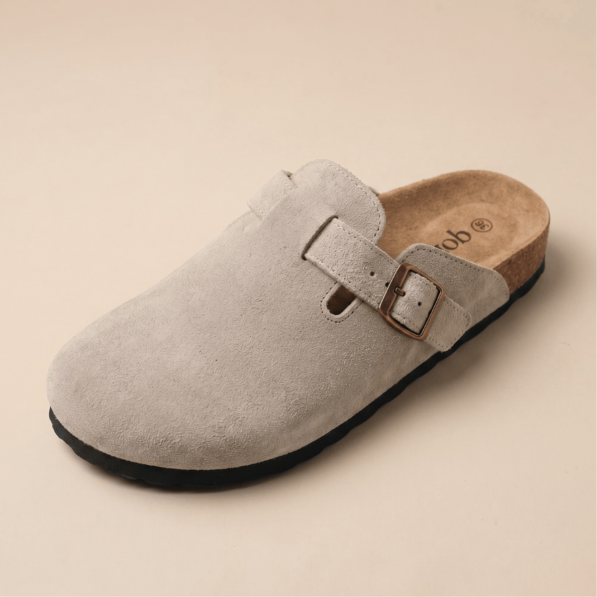Genuine Suede Clogs by Zenvy