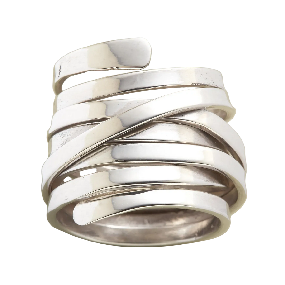 Bliss - Vintage Thick Layer Silver Ring