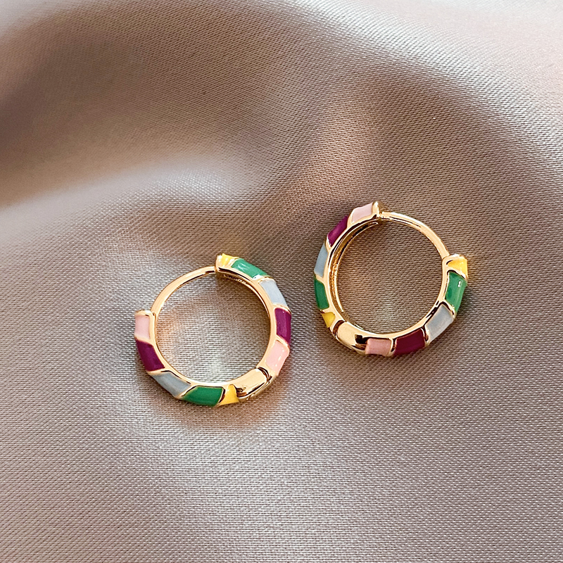 The Golden Enamel Studs