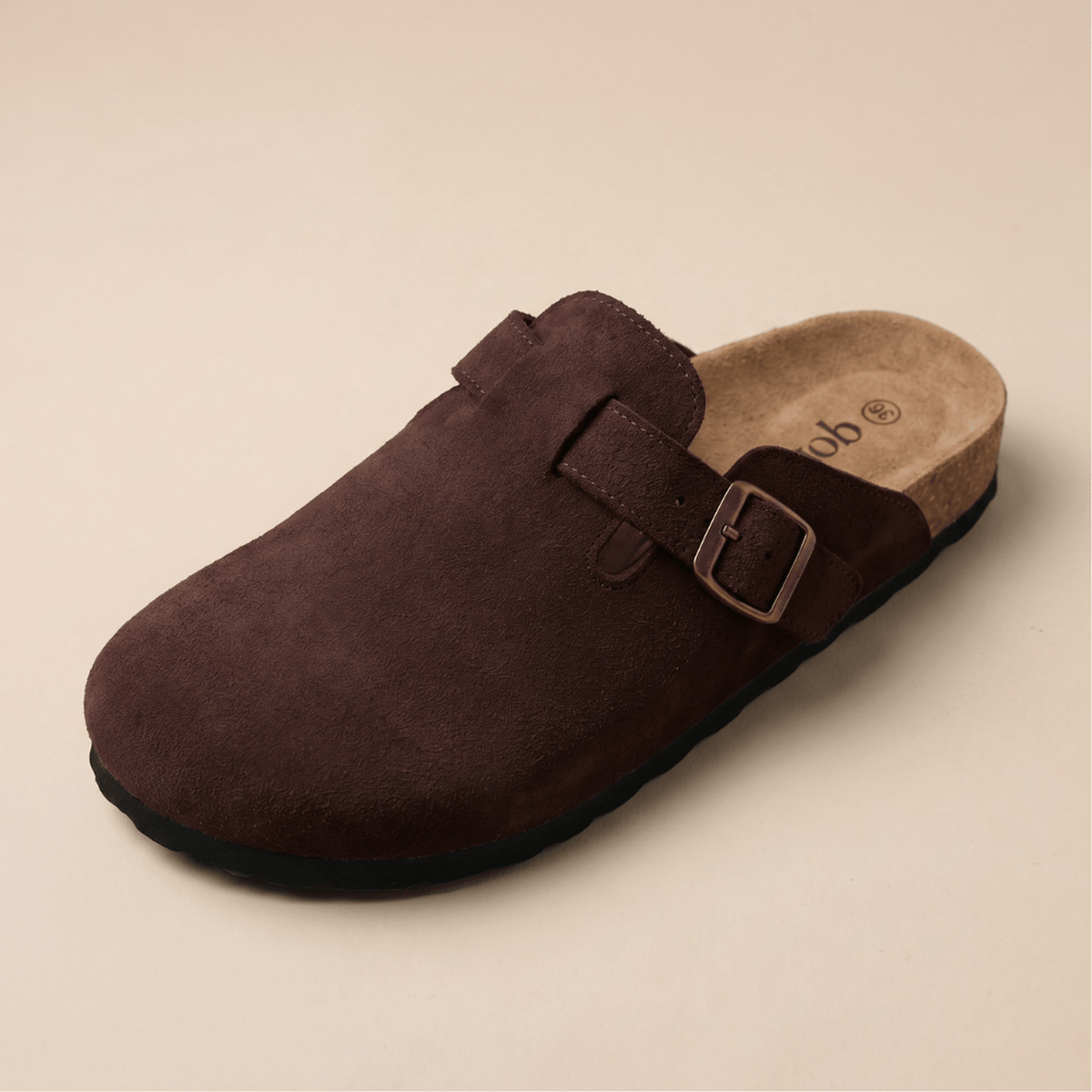 Genuine Suede Clogs by Zenvy