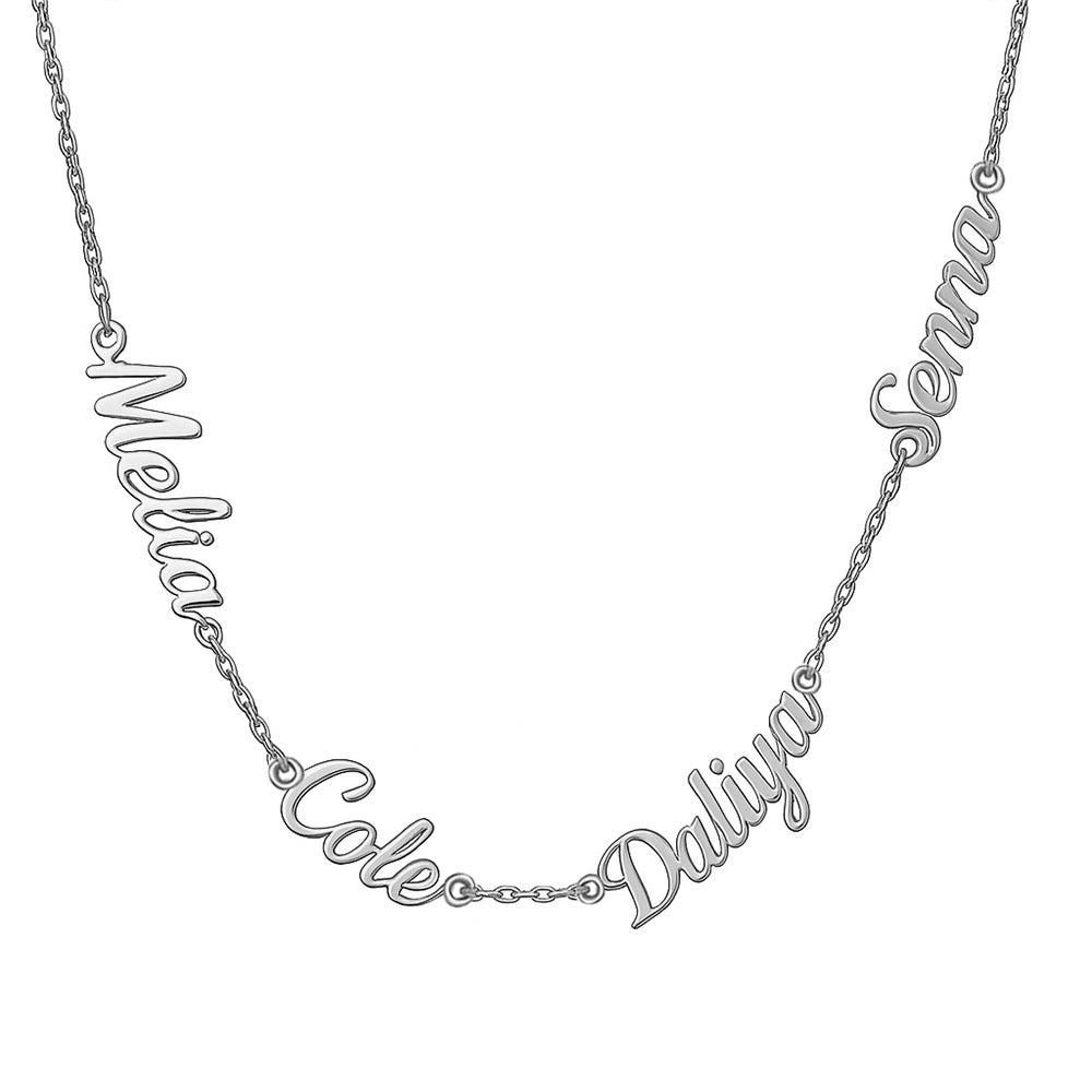 Custom Multi Name Necklace