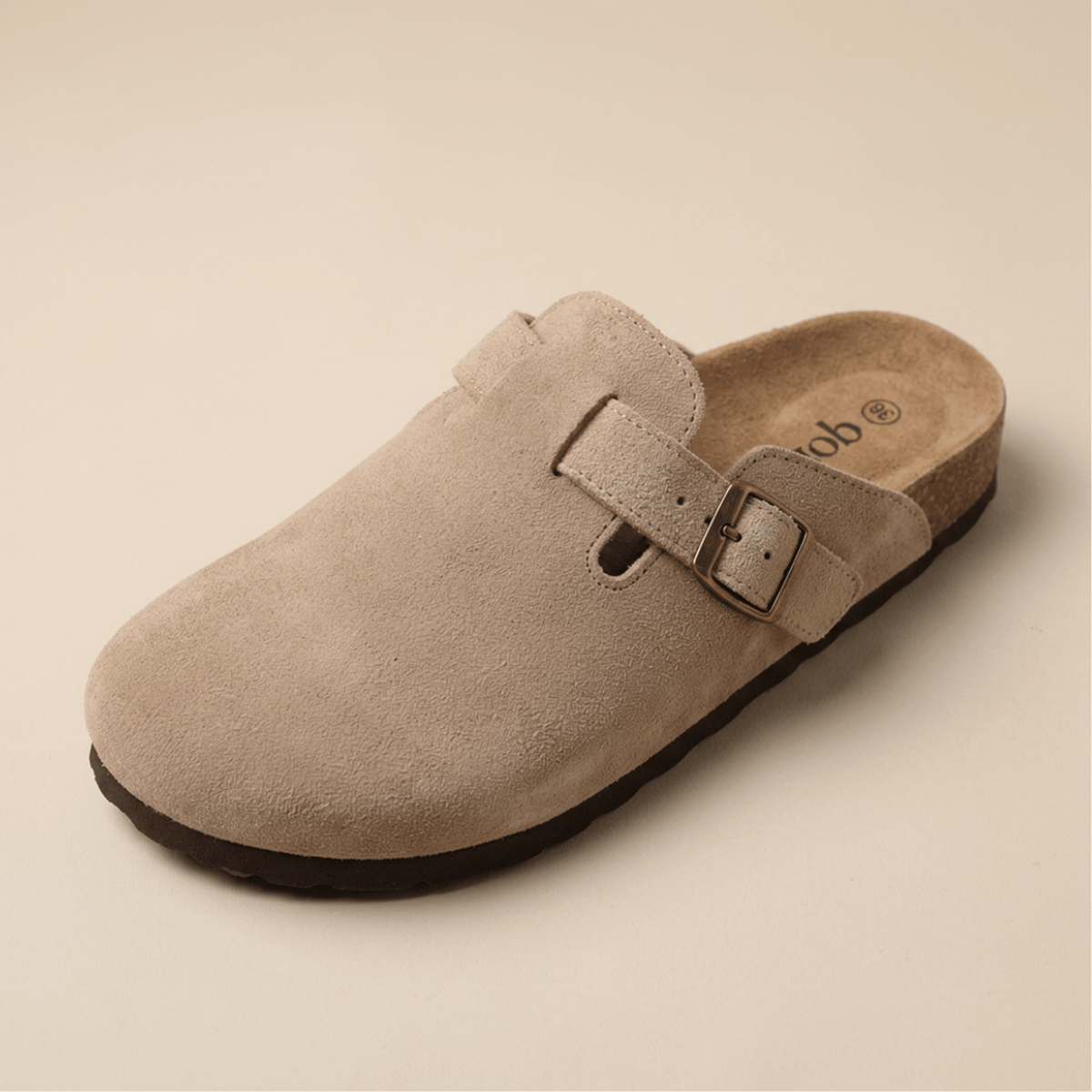 Genuine Suede Clogs by Zenvy